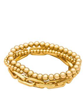 Revolve gold Alexandria Bracelet set by SHASHI